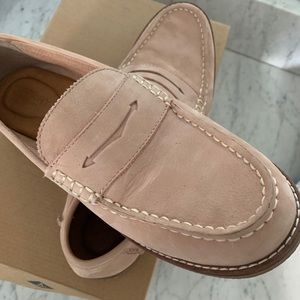 Sperry Seaport Penny Rose Dust Suede Penny Loafers